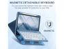 Thumbnail Blue Keyboard Case for iPad Air — Bluetooth Keyboard, FANTEC