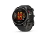 Thumbnail 47 mm AMOLED Smartwatch with DLC Titanium Case and Silicone Band — Smart Watch, Garmin