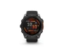 51 mm, slate gray case, black silicone band