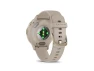 Thumbnail Smart Watch with Soft Gold Stainless Steel Bezel, French Gray Case and Silicone Band — Smart Watch, Garmin