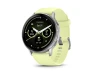 45 mm, silver with Citron silicone band
