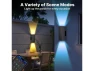 Thumbnail Outdoor wall light, 4 pack — Smart Outdoor Lighting, RUOCLRIS