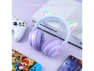 Thumbnail Purple Cat Ear Headphones — Wireless Earbuds, RUOCLRIS