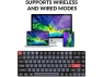 Thumbnail Wireless Custom Mechanical Keyboard, 75% Layout — Bluetooth Keyboard, Keychron