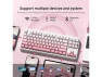 Thumbnail Gradient Pink Wireless Mechanical Keyboard — Bluetooth Keyboard, RUOCLRIS