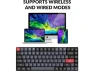 Thumbnail Wireless Custom Mechanical Keyboard, 75% Layout — Bluetooth Keyboard, Keychron