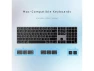 Thumbnail Full Size Bluetooth Keyboard, Space Gray — Bluetooth Keyboard, Portworld