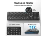 Thumbnail Full-Size Wireless Keyboard, Black — Bluetooth Keyboard, TECKNET