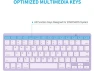 Thumbnail Purple Bluetooth Keyboard — Bluetooth Keyboard, OMOTON