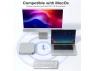 Thumbnail Wireless Keyboard, Silverwhite — Bluetooth Keyboard, OMOTON