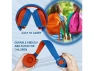 Thumbnail Blue Foldable Over-Ear Kids Headphones — Wireless Earbuds, MIDOLA