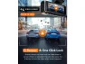 Thumbnail Front-and-Rear Dash Camera for Cars, Silver, Free 64GB Card Included — Dash Cam, Navycrest