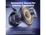 Thumbnail Dual Wireless Gaming Headset, Black-Green — Wireless Earbuds, NUBWO