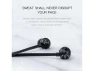 Thumbnail White Wireless Bluetooth Headphones with Magnetic Neckband — Wireless Earbuds, QCY
