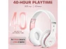 Thumbnail Wireless Over-Ear Headphones 6S, White & Rose Gold — Wireless Earbuds, Generic Logic, Inc.