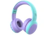 Thumbnail Over-ear Bluetooth Headphones for Kids, Purple, Cat Ears — Wireless Earbuds, Generic Logic, Inc.