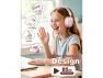 Thumbnail Kids Over-Ear Headphones, Pink — Wireless Earbuds, Generic Logic, Inc.