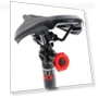 Smart Bike Saddle Tail Light with Brake Sensing — Tail Lights, MEROCA
