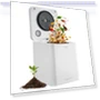 Smart Countertop Composter 5L Food Recycler — Composting Bins, VEVOR