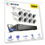 3K Lite Wired Surveillance DVR with AI Detection, 8CH System, 1TB HDD, 8x1080p Cameras — Monolights, Annke