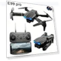 Dual Battery Aerial Photography Drone with Dual Camera, Foldable Four-axis Remote Control Aircraft — Radar Detectors, E99pro
