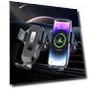 15W Fast Charging Auto Clamping Car Phone Holder Wireless Charger — Chargers