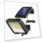 Solar LED Street Light with Motion Sensor — Outdoor Security & Flood Lighting