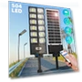 6500K 990000000lm 504 LED Solar Street Light with Motion Sensor and Remote Control — Street Lighting
