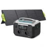Portable Power Station with Solar Panel Kit — Portable Power Station, Ampace