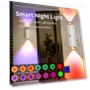Smart LED Night Light with Motion Detection - Rechargeable, RGB Gradient Lighting — Night Lights