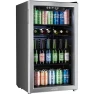 Mini Beverage Refrigerator with Glass Door - 120 Cans Capacity, hOmeLabs
