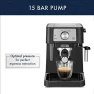 Manual Espresso Machine with Milk Frother, 15 Bar Pump Pressure, De'Longhi