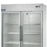 Two Door Glass Reach-In Refrigerator, 49 cu. ft, Stainless Steel, Arctic Air