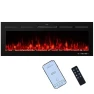 48" Smart Electric Fireplace Insert with Remote, Touch Screen & APP Control, VINEMOUNT