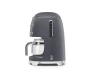 Retro Style Drip Coffee Machine with Glass Carafe — Coffee Maker, Smeg