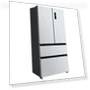 French Door Refrigerator, 18.8Cu.Ft Large Capacity Kitchen Fridge — Mini Fridges, PioneerWorks