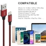 6Pack Fast Charging Lightning Cable for iPhone, MUXA