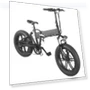 20 Inch Rubber Vacuum Tire Foldable Electric Bike — Electric Self-Balancing Scooters, Mankeel