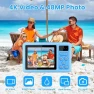 4K Digital Camera Waterproof, MOREXIMI