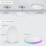 Smart LED Ceiling Light, Dcvoltfield