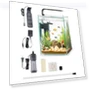 Smart Square Clear Glass Aquarium — Gravel Cleaners, VEVOR