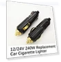 Replacement Car Cigarette Lighter Power Plug DC Adapter Charger — Cigarette Lighters & Parts