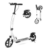 Adjustable Height Folding Kick Scooter with Large Sturdy Wheels, Nattork
