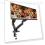 Spring-Assisted Dual-Monitor Mount — Monitor Stands, ACGAM