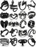 Gothic Vintage Rings Set, iF ME Jewelry
