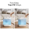 Super Easy to Clean Top Fill Auto Adapt Cool Mist Humidifier — Humidifier, Homvana