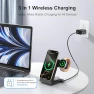 3 in 1 Wireless Charging Station for Multiple Devices, CUCICU