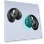 Bluetooth Clip-on Open Ear Headphones — In-Ear Headphones, Coowoo