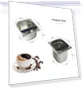 Stainless Steel Coffee Grounds Bucket — Coffee Scoops