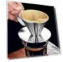 Double-layer stainless steel coffee filter — Permanent